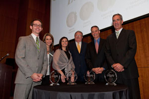 Kristen Fefes with fellow NALP Leadership Award winners
