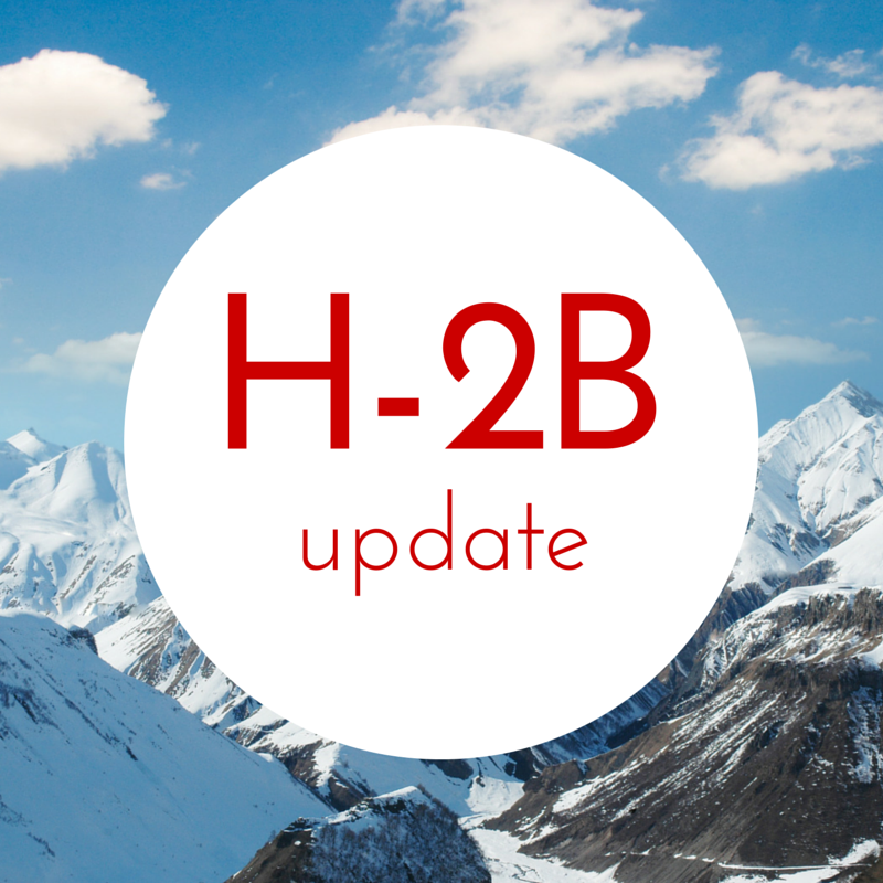 H-2B visa legislation update